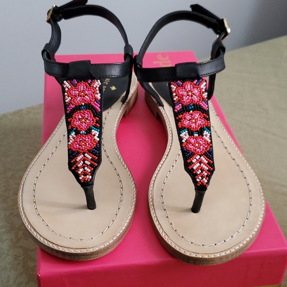NIB kate spade saborsa sandal black 7